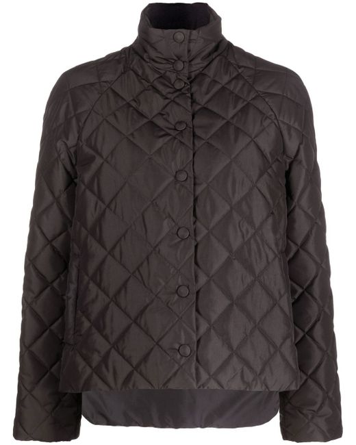 There Was One diamond-quilted lightweight padded jacket