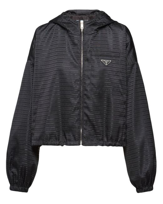 Prada Re-Nylon hooded jacket