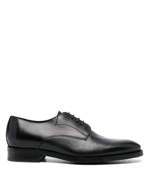 Baldinini round-toe leather derby shoes