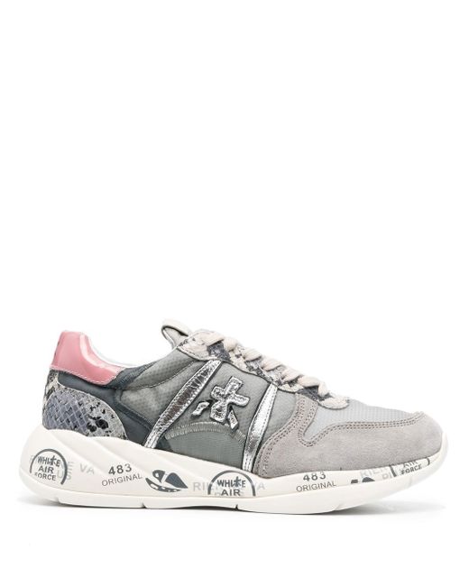 Premiata Layla low-top lace-up sneakers