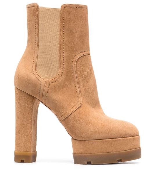 Casadei ankle heel boots