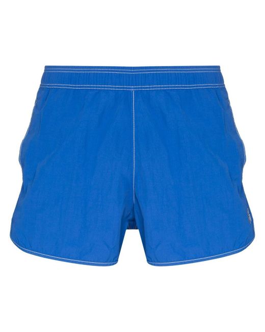 Isabel Marant Vicente contrast-stitch swim shorts