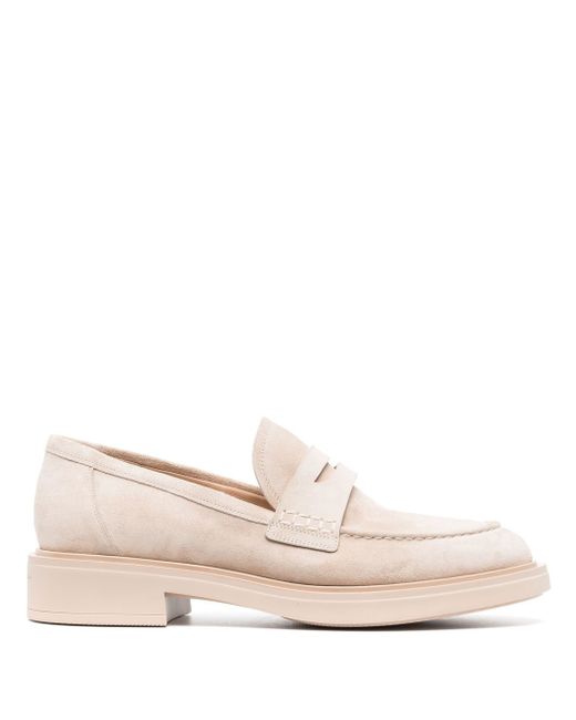 Gianvito Rossi Chester suede loafers