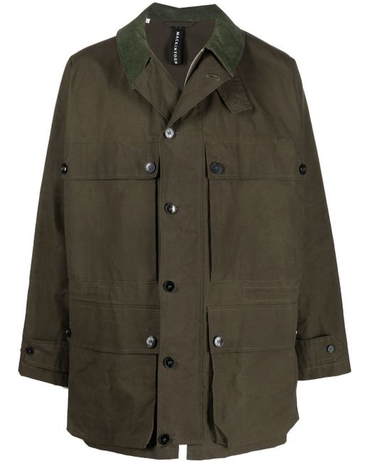 Mackintosh COUNTRY Khaki Brown Waxed Cotton Coat