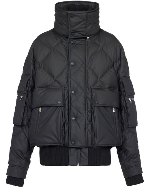 Balmain zipped padded jacket