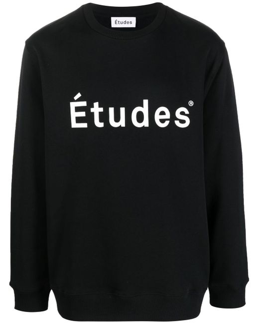 Etudes logo-print organic-cotton sweatshirt
