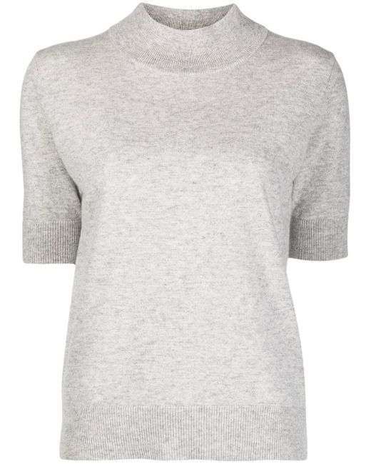 N.Peal short-sleeve cashmere top