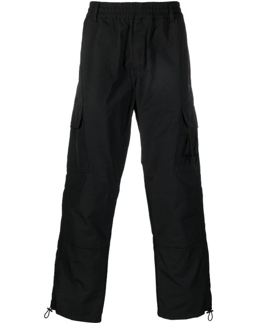44 Label Group elasticated-waist straight leg trousers