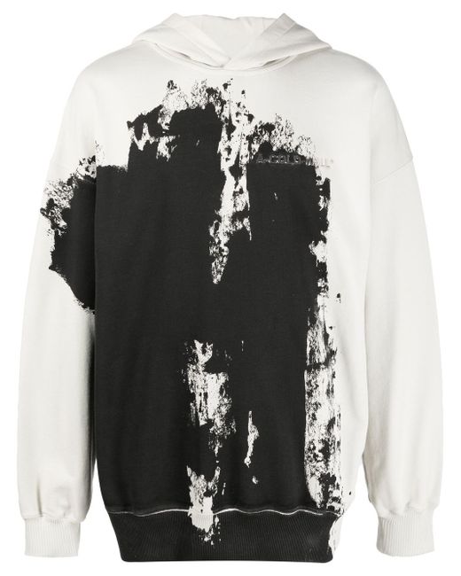 A-Cold-Wall paint-effect cotton hoodie