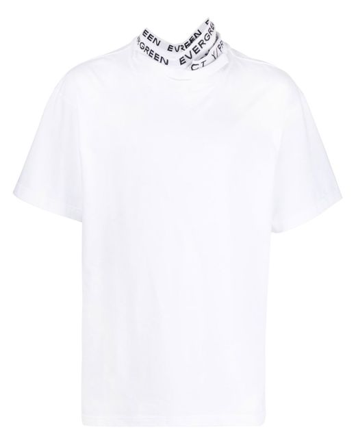 Y / Project three-collar cotton T-shirt
