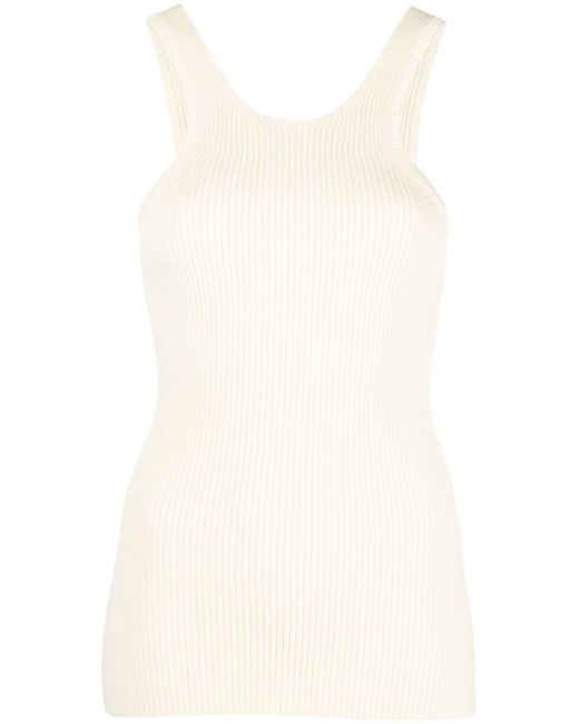 Totême Curved Compact jersey-knit tank top