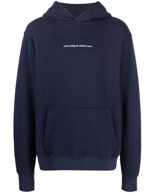 Zadig & Voltaire logo-print hoodie