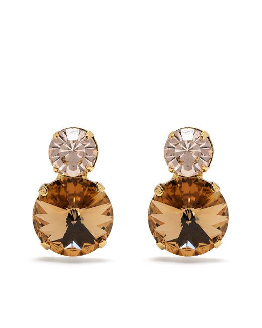 Jennifer Behr Myrla crystal-embellished earring