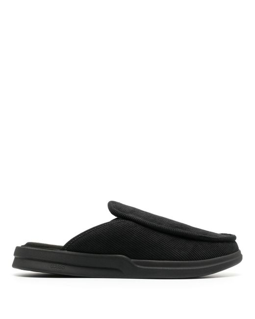Lusso corduroy round-toe slippers