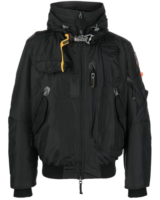 Parajumpers logo-patch hooded jacket