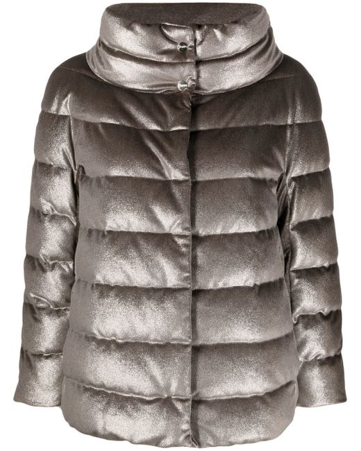 Herno quilted zipped puffer jacket