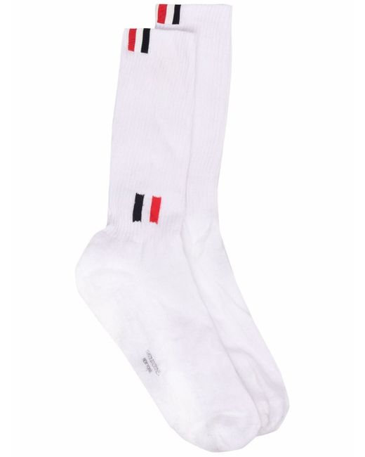 Thom Browne RWB-stripe cotton-blend socks
