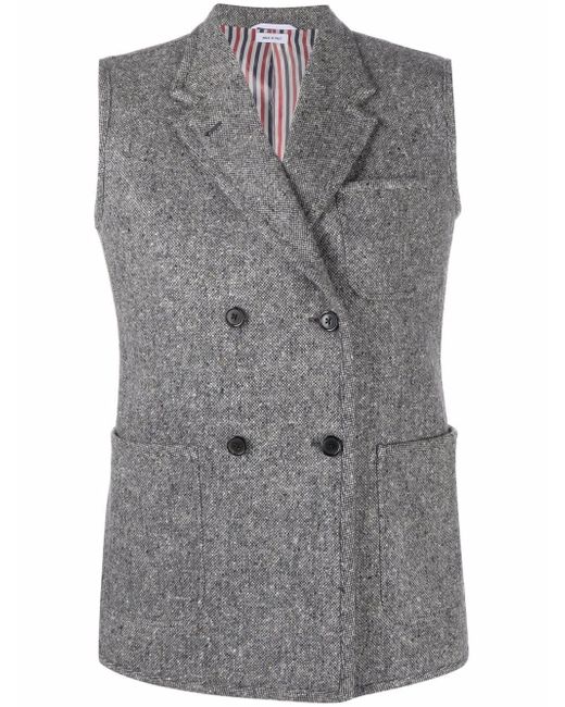 Thom Browne double-breasted wool waistcoat