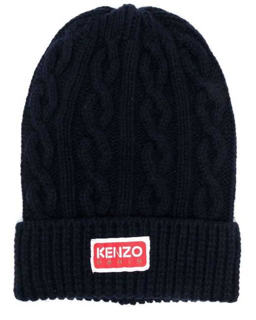 Kenzo cable-knit wool beanie