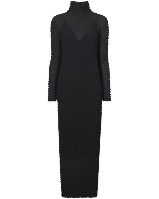 Proenza Schouler Shibori knitted turtleneck dress