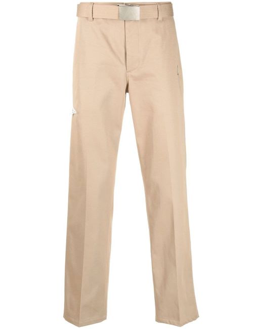 Lanvin buckle-fastened straight trousers