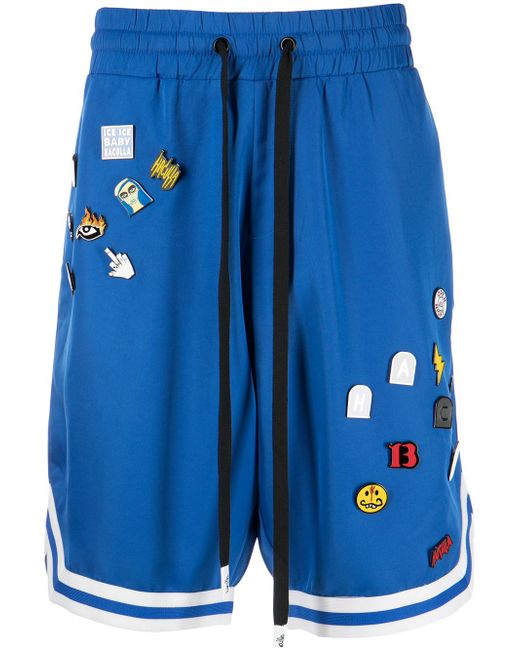 Haculla mixed-pins basketball track shorts