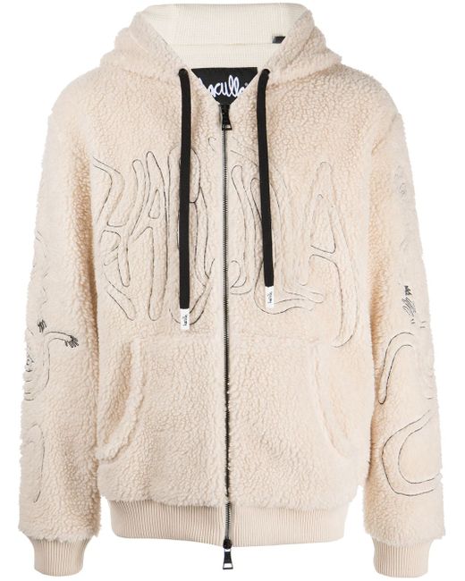 Haculla faux-shearling zip-up hoodie