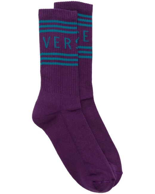 Versace Gianni intarsia-knit socks