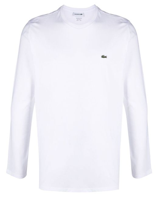 Lacoste appliqué-logo long-sleeve T-shirt