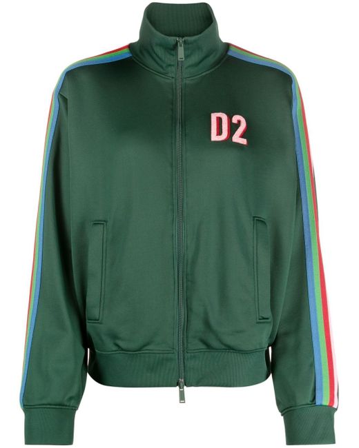 Dsquared2 side-stripe track jacket