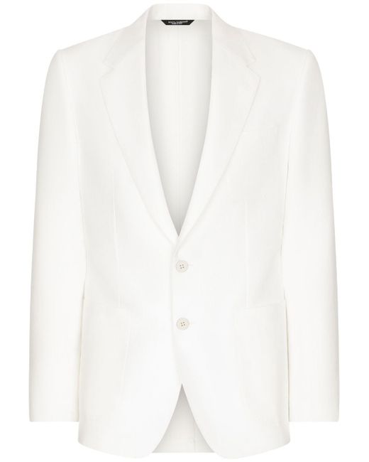 Dolce & Gabbana notched-collar single-breasted blazer