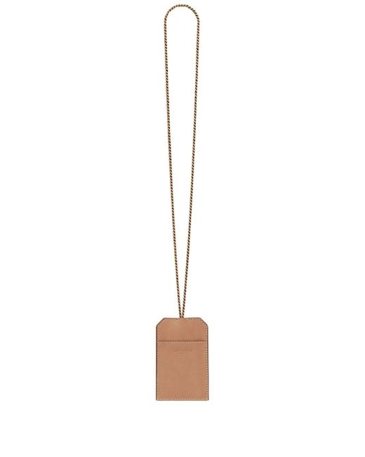 Saint Laurent hanging keyfob necklace
