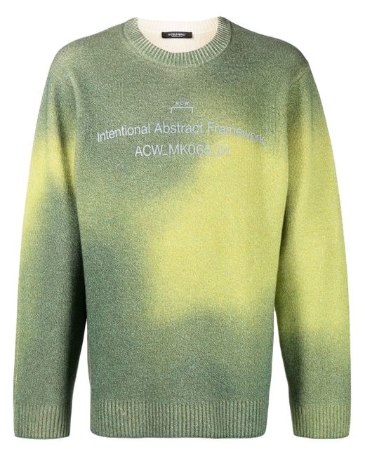 A-Cold-Wall two-tone knit jumper