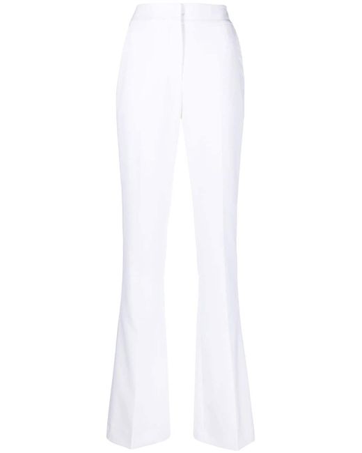 Genny high-waisted flared trousers