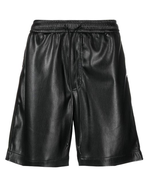 Nanushka Doxxi vegan leather bermuda shorts