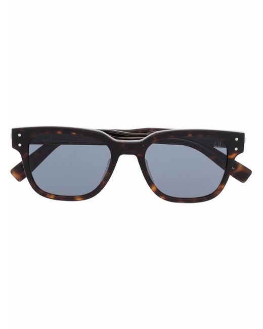 Dunhill tortoiseshell-effect wayfarer-frame sunglasses