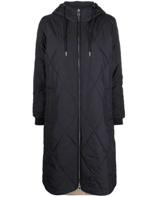 Tommy Hilfiger diamond-quilted hooded coat