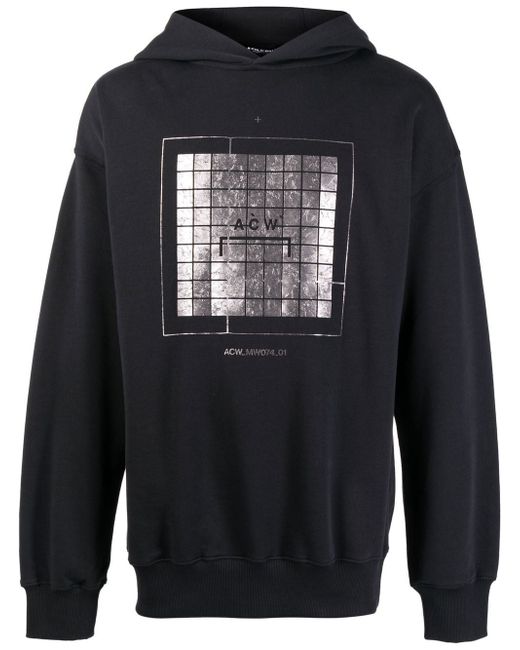 A-Cold-Wall graphic logo-print hoodie