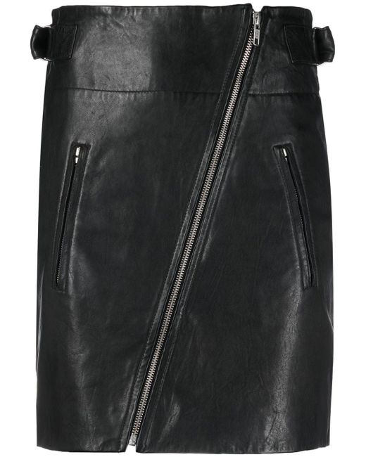 Isabel Marant Etoile high-waisted leather skirt