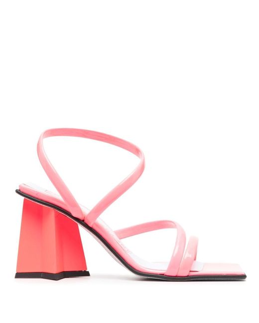 Chiara Ferragni star-heel square-toe sandals