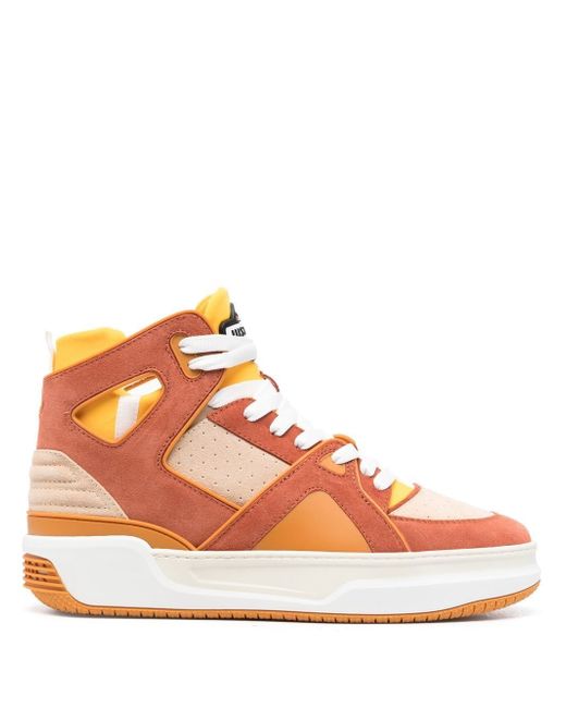 Just Don panelled high-top sneakers