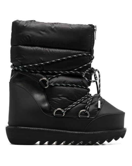 Sacai quilted lace-up ankle boots