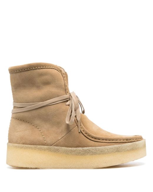 Clarks Wallabee suede boots