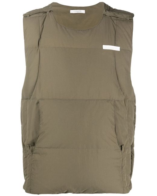 Ih Nom Uh Nit military-vest feather-down gilet