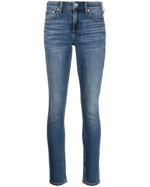 Rag & Bone faded-effect skinny jeans