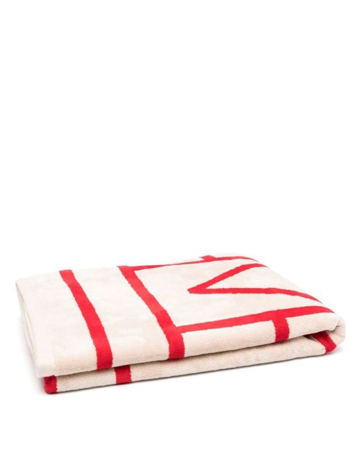 Totême monogram jacquard towel