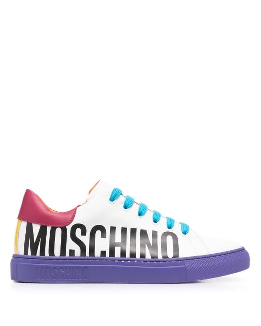 Moschino logo low-top sneakers