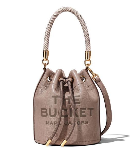 Marc Jacobs debossed-logo leather bucket bag