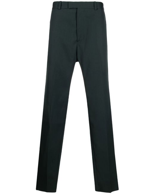Oamc contrast-stitching straight-leg trousers