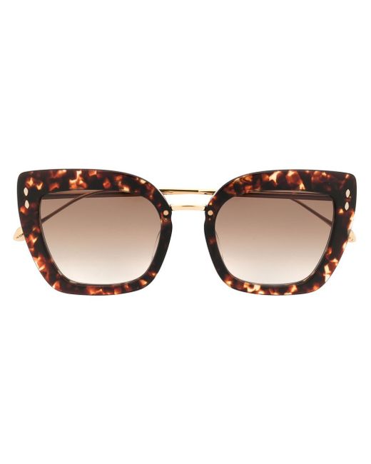 Isabel Marant Eyewear tortoiseshell-effect butterfly-frame sunglasses